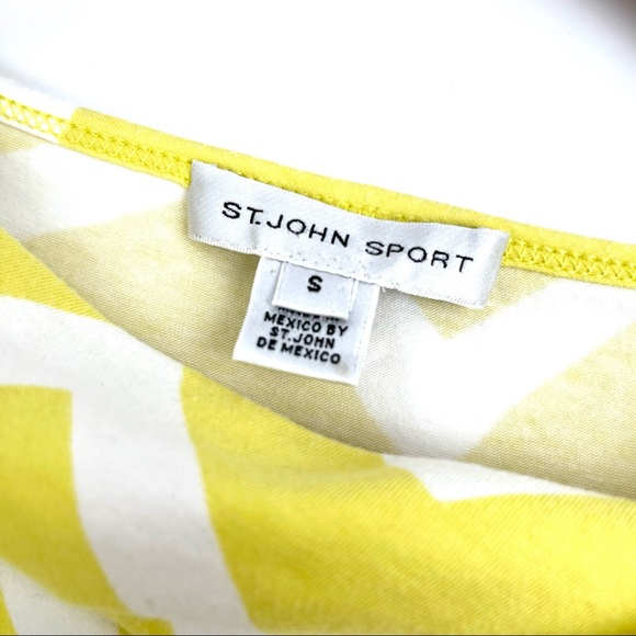 St. John Sport Chevron Print Top - Picture 7 of 12
